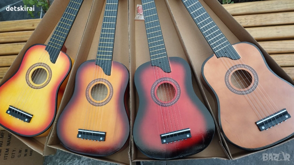 Дървена китара 63 см, снимка 1