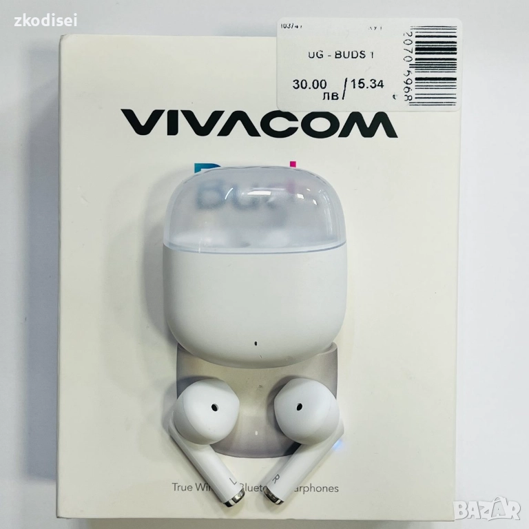 Bluetooth слушалки UG-BUDS 1, снимка 1