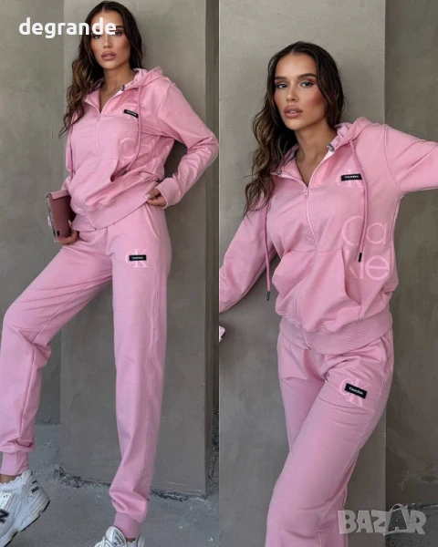Висок клас памучни дамски екипи Calvin Klein ВИДЕО НА МОДЕЛА, снимка 1