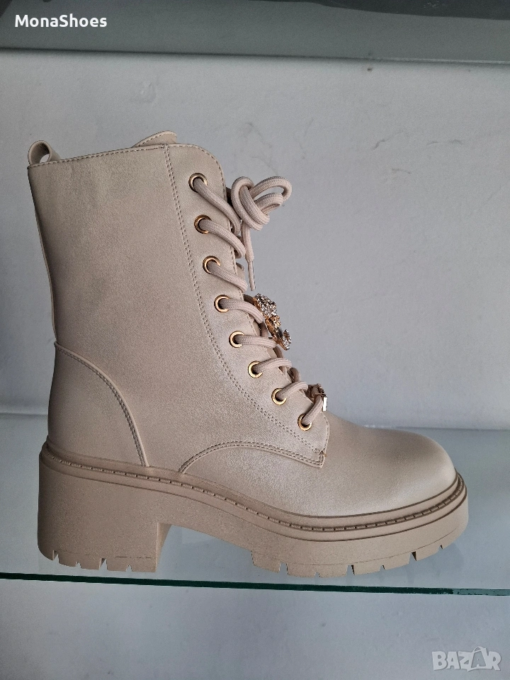 Дамски кожени боти , снимка 1