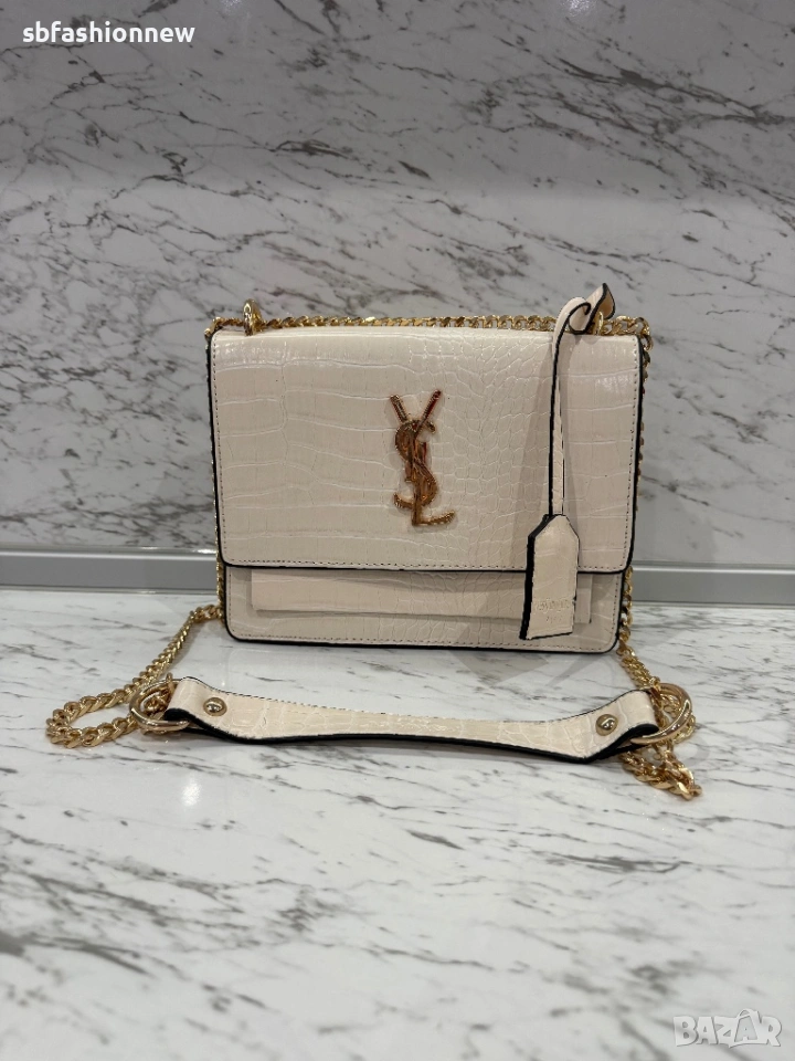 Ysl чанта с драскотини по логото, снимка 1