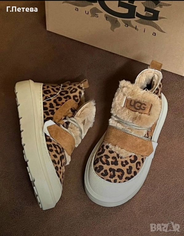 Дамско бори UGG Богат пълнеж от пух , снимка 1