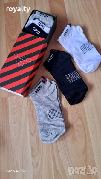 Gucci мъжки чорапи 6 бр., снимка 1
