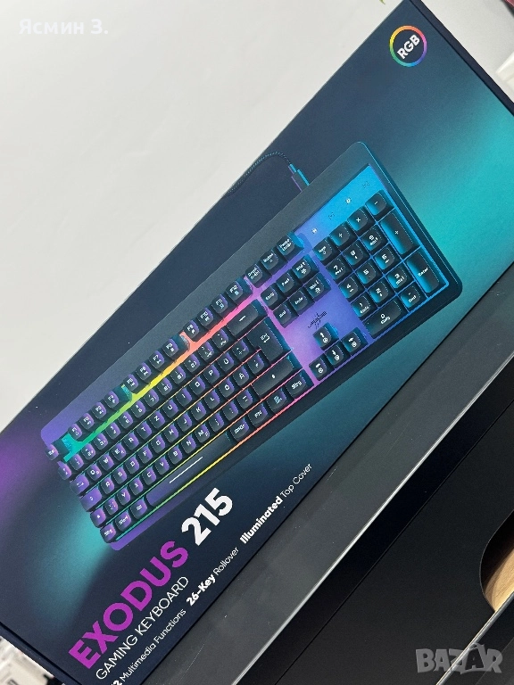 EXODUS 215 – Геймърска клавиатура за истински играчи, снимка 1