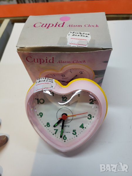 Сърце  - Часовник с аларма на батерии - направете един хубав подарък, снимка 1