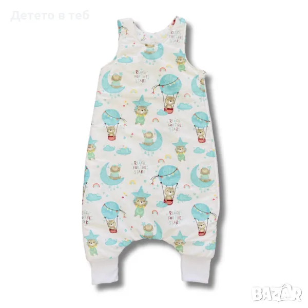 Спален чувал с крачета мента балони, снимка 1