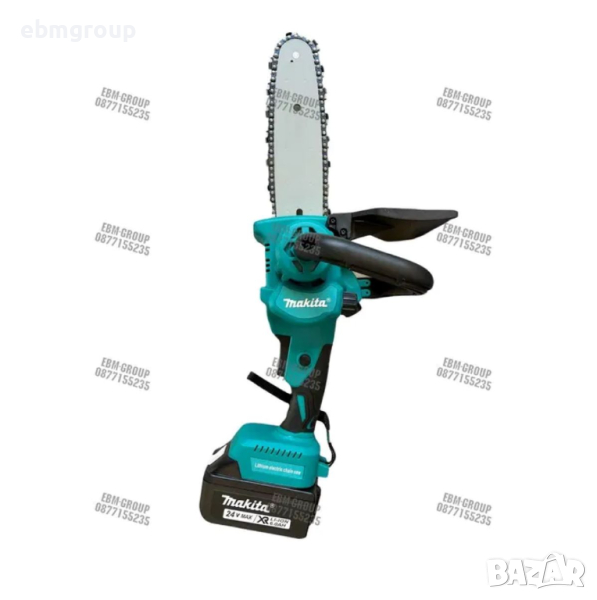 Акумулаторна Резачка Makita 24v 6ah Макита кастрачка с резервоар, снимка 1