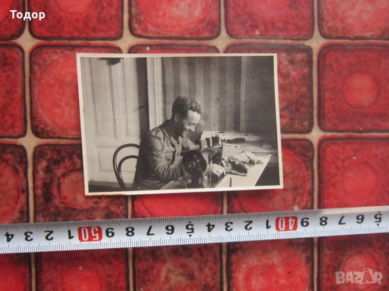 Картичка снимка немски войник 3 райх в17, снимка 1