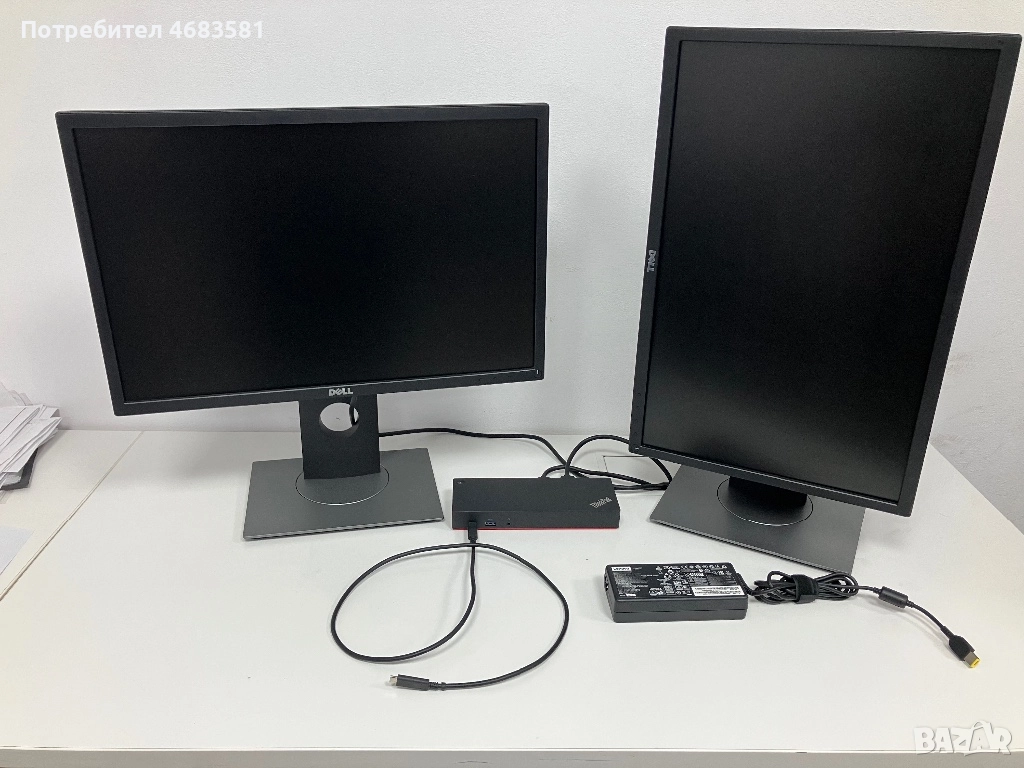 2 броя монитори Dell P2217 – перфектно състояние, снимка 1