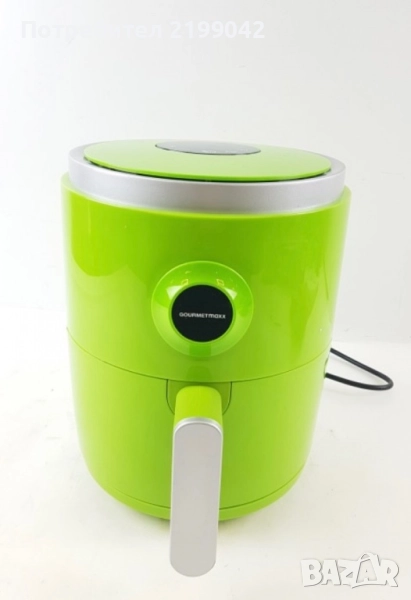 Фритюрник с горещ въздух зелен, снимка 1