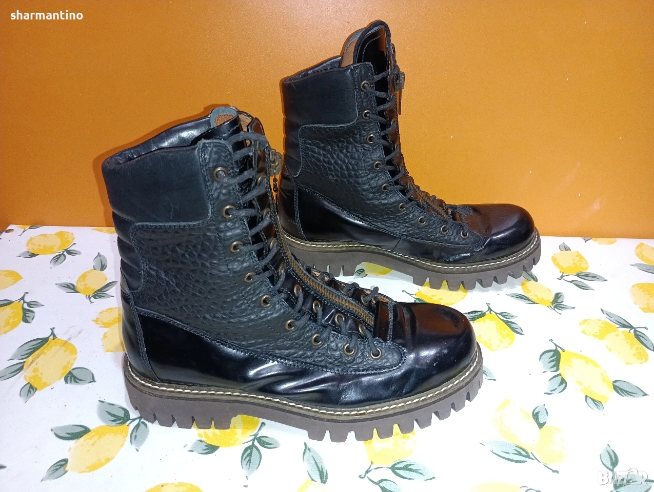 Alexander McQueen кожени Унисекс боти N 42,5 - 28 €, снимка 1