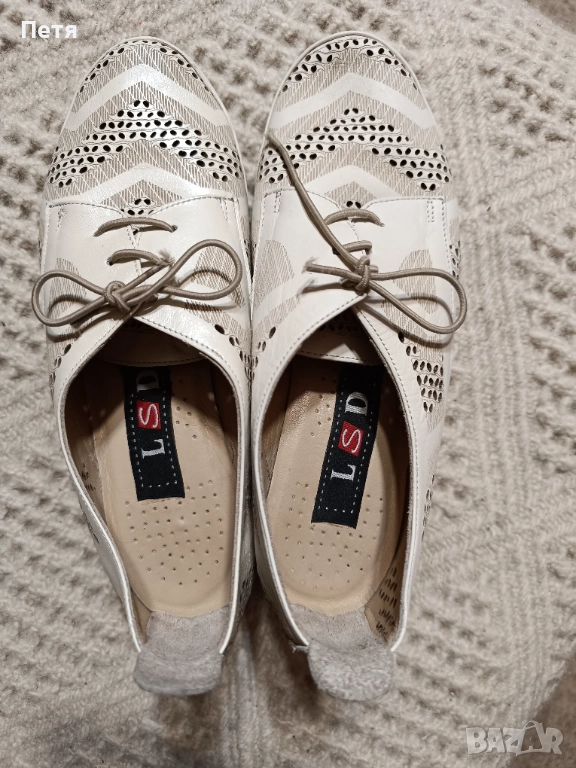 Дамски обувки с перфорация, снимка 1