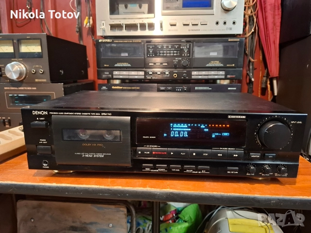 Продава се триглав дек Denon DRM-740. 