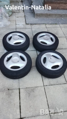Комплект от 4бр.оригинални алуминиеви джанти и 1бр.стоманена за ОПЕЛ за Опел