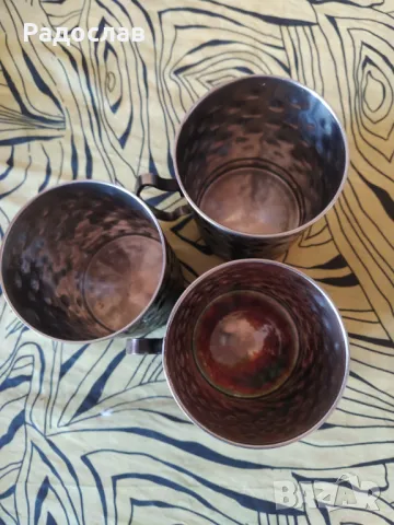 стари медни чаши, снимка 5 - Чаши - 49205089