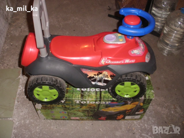 Камионче за бутане-червено, снимка 4 - Коли, камиони, мотори, писти - 53281638