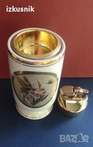 Рядка настолна запалка – японско изкуство, снимка 8 - Антикварни и старинни предмети - 51525983