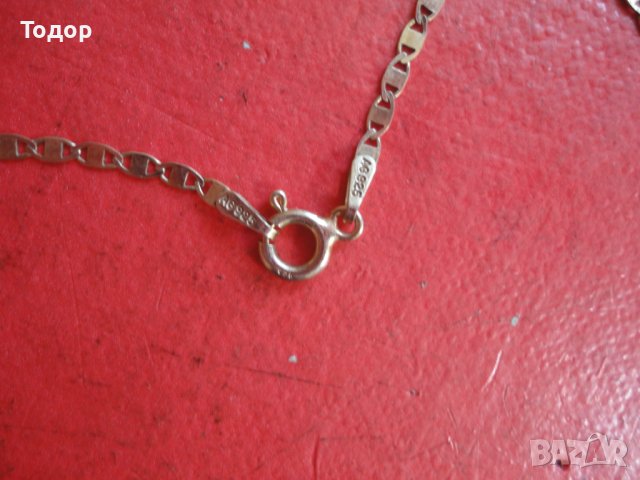 Уникална позлатена сребърна верижка колие 925, снимка 2 - Колиета, медальони, синджири - 41654669