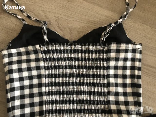 Н&М къси панталони+FAsister топ в каре, снимка 3 - Панталони - 47475597