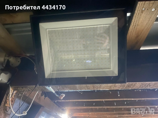 Спешно! Мощен LED прожектор V-TAC 200W – 17 600 Lm + Датчик за движение, снимка 3 - Прожектори - 53315625