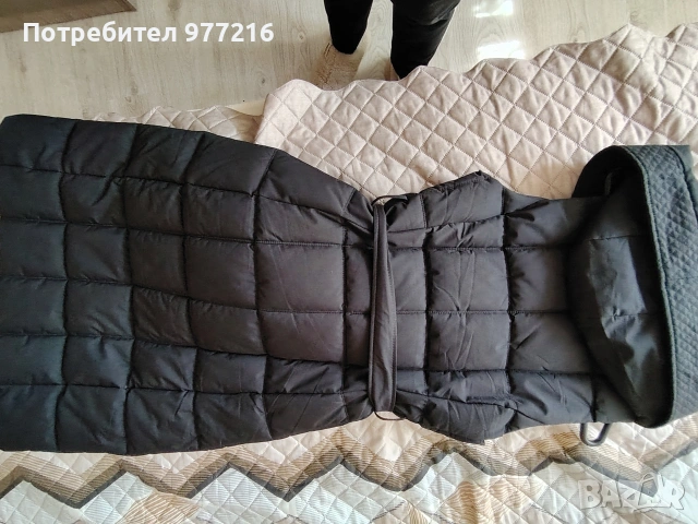 Дамски дебел елек с качулка, снимка 2 - Якета - 53836088