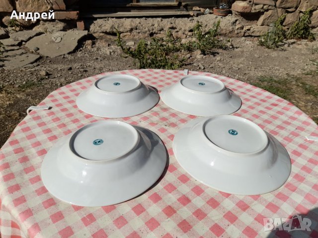 Стара порцеланова чиния,чинии #7, снимка 6 - Антикварни и старинни предмети - 33950692