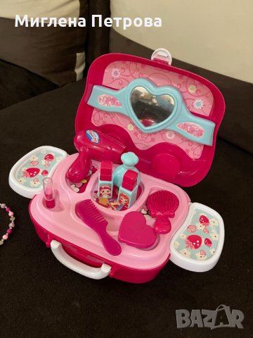 детска тоалетка за гримиране в куфарче, снимка 2 - Други - 35674088