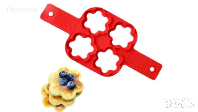 Форма за палачинки/омлети - цветя, снимка 4 - Форми - 44533340
