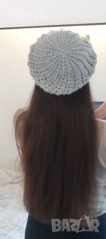 Плетена шапка, снимка 7 - Шапки - 39544658