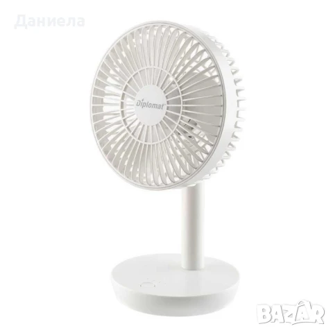 Вентилатор 6,3''Diplomat DFX-363USB, настолен, USB, снимка 2 - Вентилатори - 50561001