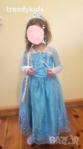 Нова Луксозна Рокля на Елза , снимка 12 - Детски рокли и поли - 49985800