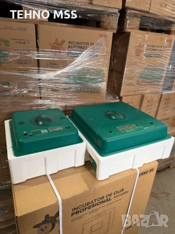Автоматичен инкубатор ECO PROFI-70 (DC 12V / AC 220V), снимка 4 - За птици - 53431243