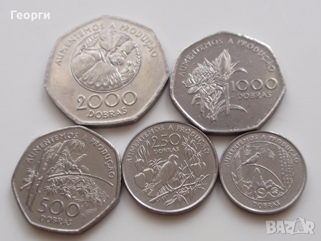 сетове монети (Есватини, Мавритания, Сао Томе и Принсипи, Таджикистан, Туркменистан), снимка 5 - Нумизматика и бонистика - 41816055