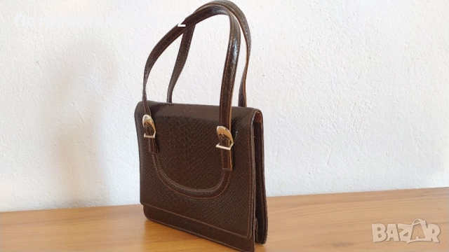 Кафява дамска чанта, снимка 7 - Чанти - 52289595