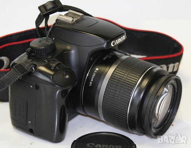 Canon 1000D с обектив Canon EF-S 18-55 IS, снимка 2 - Фотоапарати - 27316681