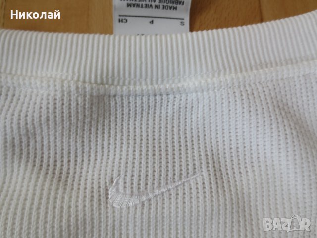 Nike Dri-FIT Victory Women Crew Top White блуза, снимка 6 - Блузи с дълъг ръкав и пуловери - 40696964