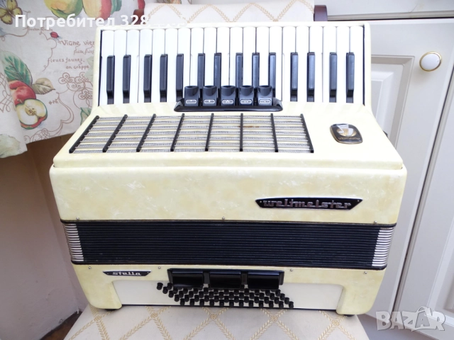 Акордеон Велтмайстер Стела 60 баса, снимка 2 - Акордеони - 52804496