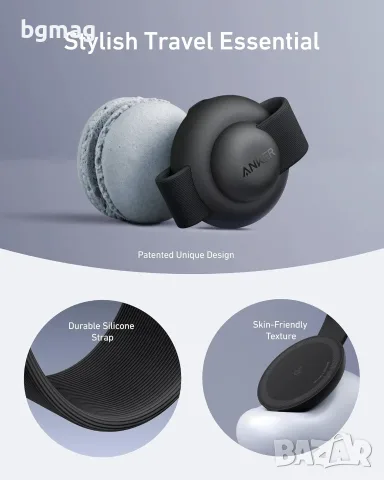 Anker Ultra Compact 3-in-1 Qi2 Wireless Charger - безжично зарядно за телефон и Apple Watch,USB-C, снимка 5 - Безжични зарядни - 56062658