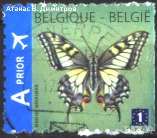 Клеймованa маркa Фауна Пеперудa 2012 от Белгия