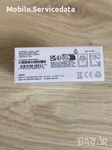 Apple AirPods 4 с Active Noise Cancellation – чисто нови, неразопаковани, снимка 4 - Слушалки, hands-free - 53262921