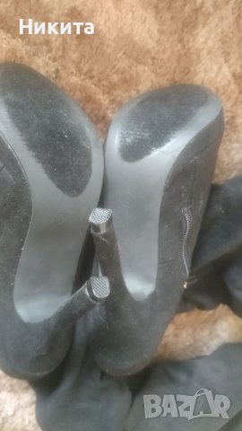 Летни високи чизми с ток 38 номер, снимка 5 - Дамски ежедневни обувки - 41459009