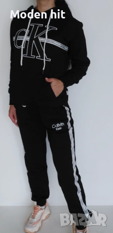 Calvin Klein дамски екипи /худи и долнище/ висок клас реплика, снимка 4 - Спортни екипи - 52653468