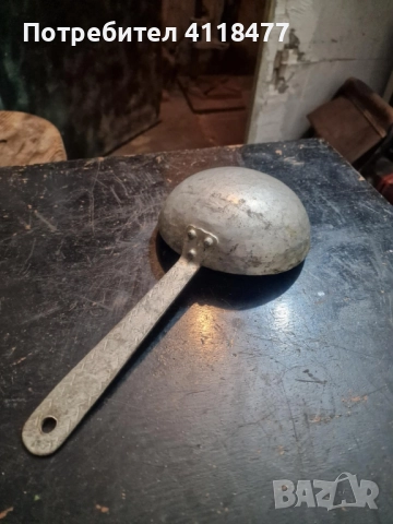 Бакърен черпак, снимка 4 - Антикварни и старинни предмети - 52350966