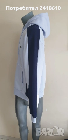 Lacoste Classic Fit Full Zip Hoodie Mens Size 5 - L НОВО! ОРИГИНАЛ! Мъжка Качулка с цял цип!, снимка 8 - Спортни дрехи, екипи - 53594692