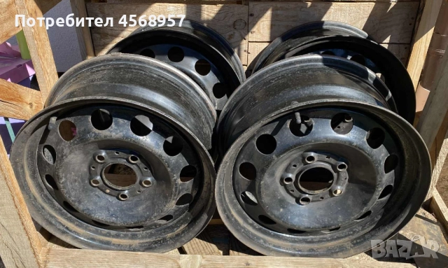 Оригинални стоманени джанти BMW E46, снимка 9 - Гуми и джанти - 51925478