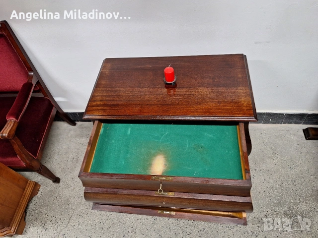 Винтидж скрин Луи XV , снимка 4 - Скринове - 53697142