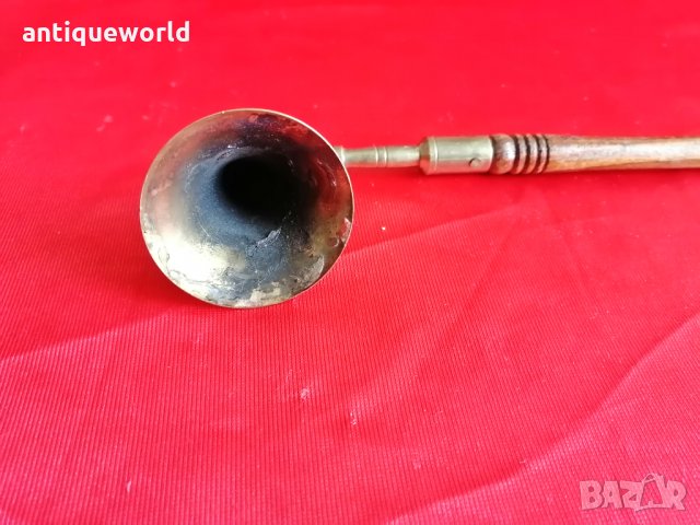 Много Голям Стар ГАСИТЕЛ за Свещи, снимка 3 - Антикварни и старинни предмети - 35675389