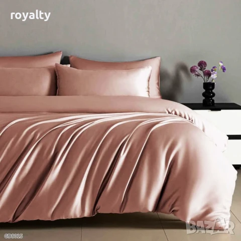 Луксозен комплект с драперия от 100% памук Различни цветове , снимка 2 - Спално бельо - 50937247