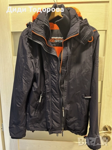 Оригинално мъжко яке Superdry Windcheater (WINDSPORT), снимка 2 - Якета - 55951589
