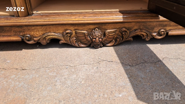 Шкаф с дърворезба масив №165 , снимка 5 - Шкафове - 53792055